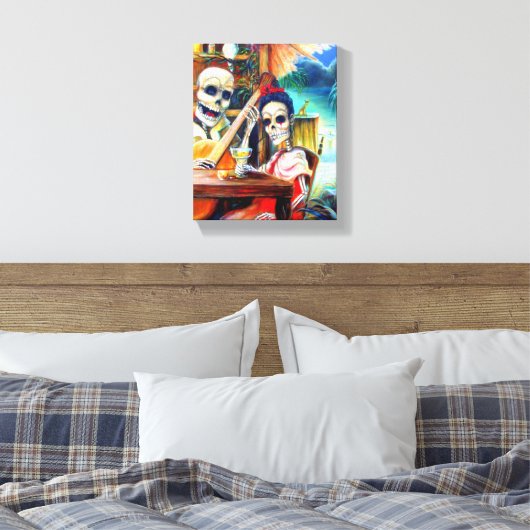 La Borracha Dag van de doden Canvas Afdruk (Insitu (Slaapkamer))