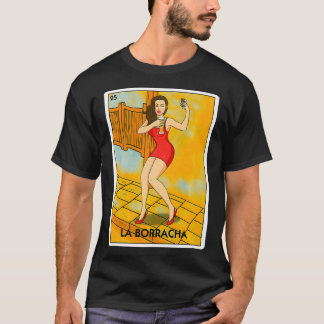 La Borracha Mexican Card Game Funny Drink T-shirt