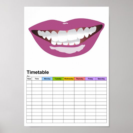 La Bouche / De Mond / Rooster Poster (Voorkant)