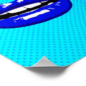 La Bouche - Der Mund Pop Art Poster (Hoek)