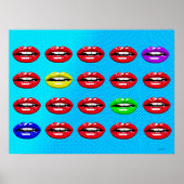 La Bouche - Der Mund Pop Art Poster (Voorkant)