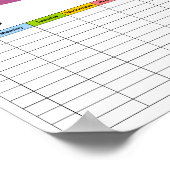 La Bouche / The Mouth / Timtable Poster (Hoek)