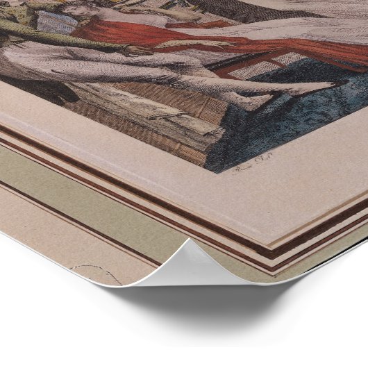 La Bouillotte, 1798 Poster (Hoek)