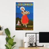 La Boulonnaise Canned Fish  Food and Art Poster (Thuiskantoor)
