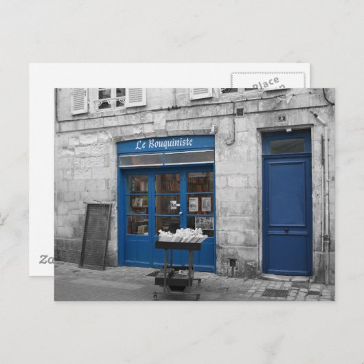 La Bouquiniste Briefkaart (Voorkant / Achterkant)