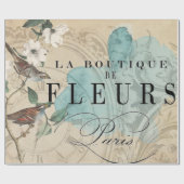 La Boutique Bird Decoupage Sheet Cadeaupapier (Vlak)