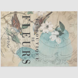 La Boutique Bird Decoupage Sheet Tissuepapier