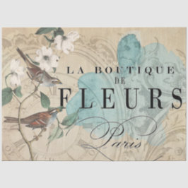 La Boutique Bird Decoupage Sheet Tissuepapier