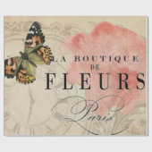 La Boutique Butterfly Poster Cadeaupapier (Vlak)