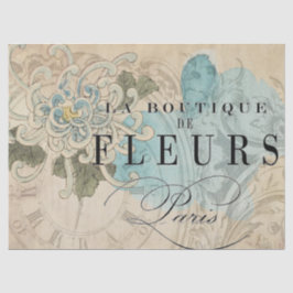 La Boutique Floral Decoupage Sheet Tissuepapier