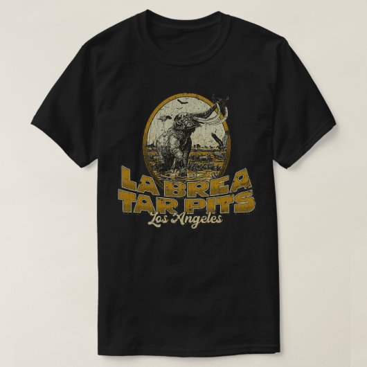 La Brea Tar Pits 1977 T-shirt (Design voorkant)