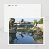 LA BREA TAR PITS #1 Briefkaart (Voorkant / Achterkant)