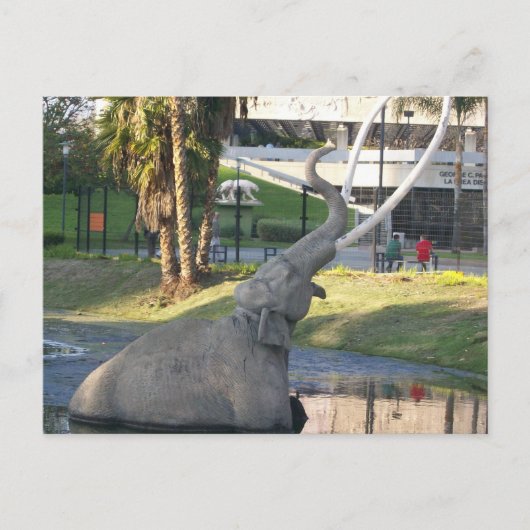 LA BREA TAR PITS #1 Briefkaart (Voorkant)