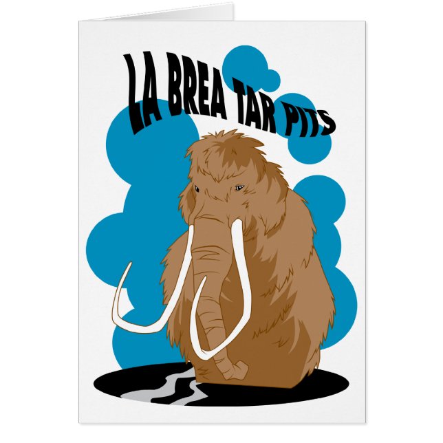 La Brea Tar Pits Mammoth (Voorkant)