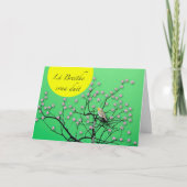 Lá Breithe sona duit Irish Birthday with Robin Kaart (Voorkant)