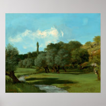 La Bretonnerie - Gustave Courbet Fijne Kunst