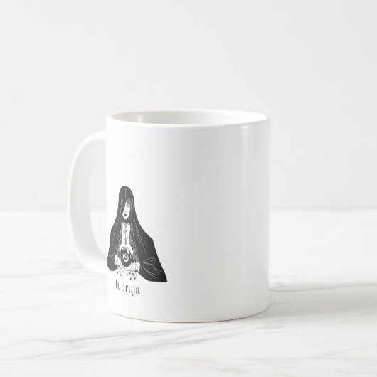 LA BRUJA-MOK | esthetisch| Gotische Mok | (Voorkant links)