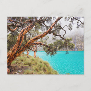 La bruma y el lago, Huaraz, Perú. Briefkaart