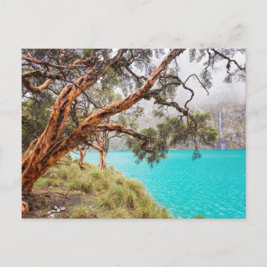 La bruma y el lago, Huaraz, Perú. Briefkaart (Voorkant)