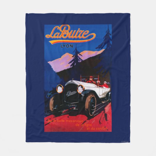 La Buize Lyon  Poster Europe Fleece Deken (Voorkant)