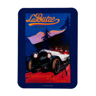 La Buize Lyon  Poster Europe Magneet
