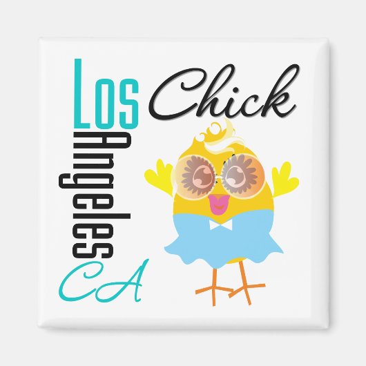 LA CA Chick-3 Magneet (Voorkant)