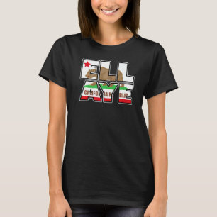 La Ca Ell Aye California Flag T-shirt