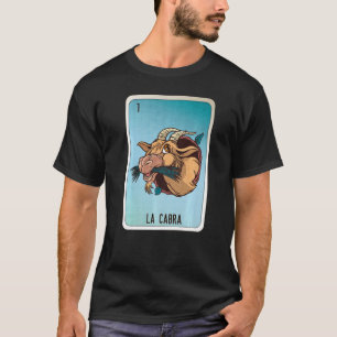 La Cabra Mexican Lottery Mexico Loteria Cards T-shirt