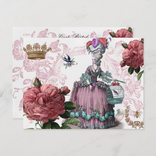 la cage aux oiseaux briefkaart (Voorkant / Achterkant)