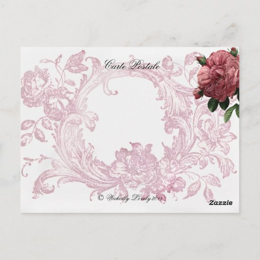 la cage aux oiseaux briefkaart (Achterkant)