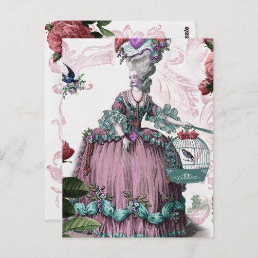 la cage aux oiseaux briefkaart (Voorkant / Achterkant)