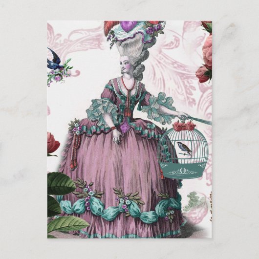 la cage aux oiseaux briefkaart (Voorkant)