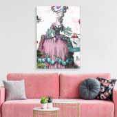 la cage aux oiseaux canvas afdruk (Insitu (Woonkamer))