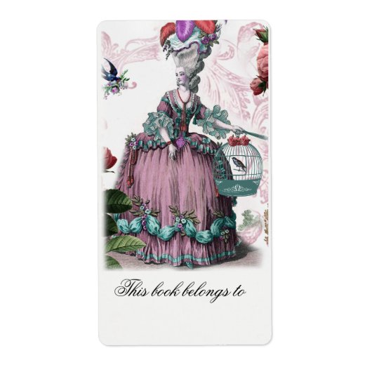 la cage aux oiseaux etiket (Voorkant)