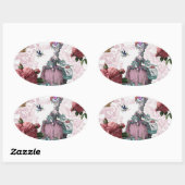 la cage aux oiseaux ovale sticker (Vel)