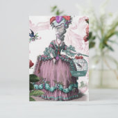 la cage aux oiseaux (vogelkooi) rsvp kaartje (Staand voorkant)