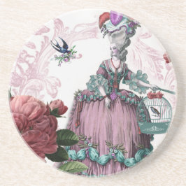 la cage aux oiseaux zandsteen onderzetter