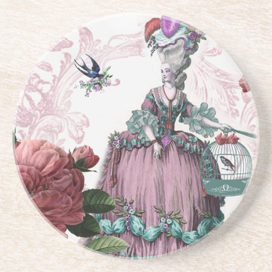 la cage aux oiseaux zandsteen onderzetter (Voorkant)