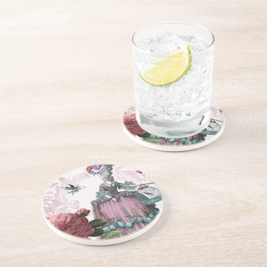 la cage aux oiseaux zandsteen onderzetter (Zijkant)