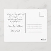 La Calavera Catarina en Flores Rojas Briefkaart (Achterkant)