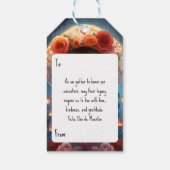 🌹La Calavera Catrina: Bloesems van het Leven 🌹 Cadeaulabel (Achterkant)