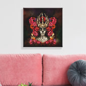 La Calavera Catrina Canvas Afdruk (Insitu (Woonkamer))