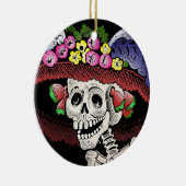 La Calavera Catrina Keramisch Ornament (Rechts)