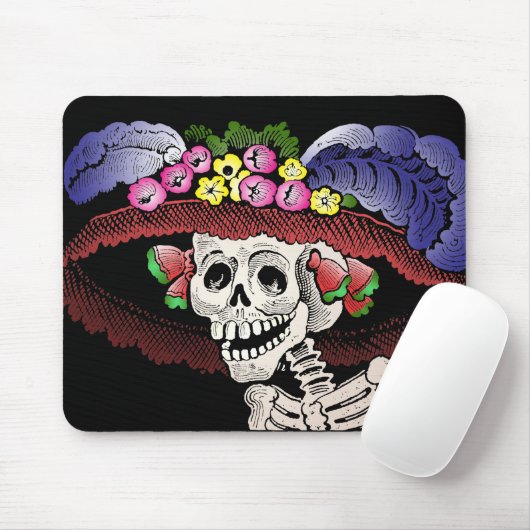 La Calavera Catrina (mousepad) Muismat (Met muis)
