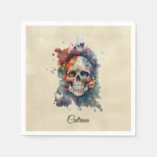 La Calavera Hermosa, gewoonte Servet (Voorkant)