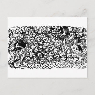 La Calavera Revuelta door José Guadalupe Posada Briefkaart