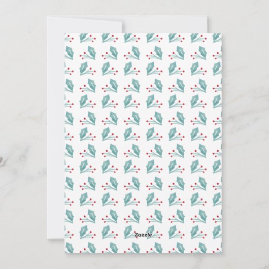 La Caligrafía | Feliz Navidad van Acuarela y Feestdagenkaart (Achterkant)