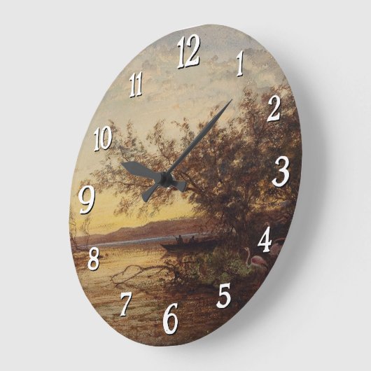 La Camargue, Coucher de Soleil – Félix Ziem Grote Klok (Hoek)