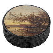 La Camargue, Coucher de Soleil – Félix Ziem Hockey Puck (3/4)