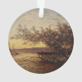 La Camargue, Coucher de Soleil – Félix Ziem Ornament (achterkant)